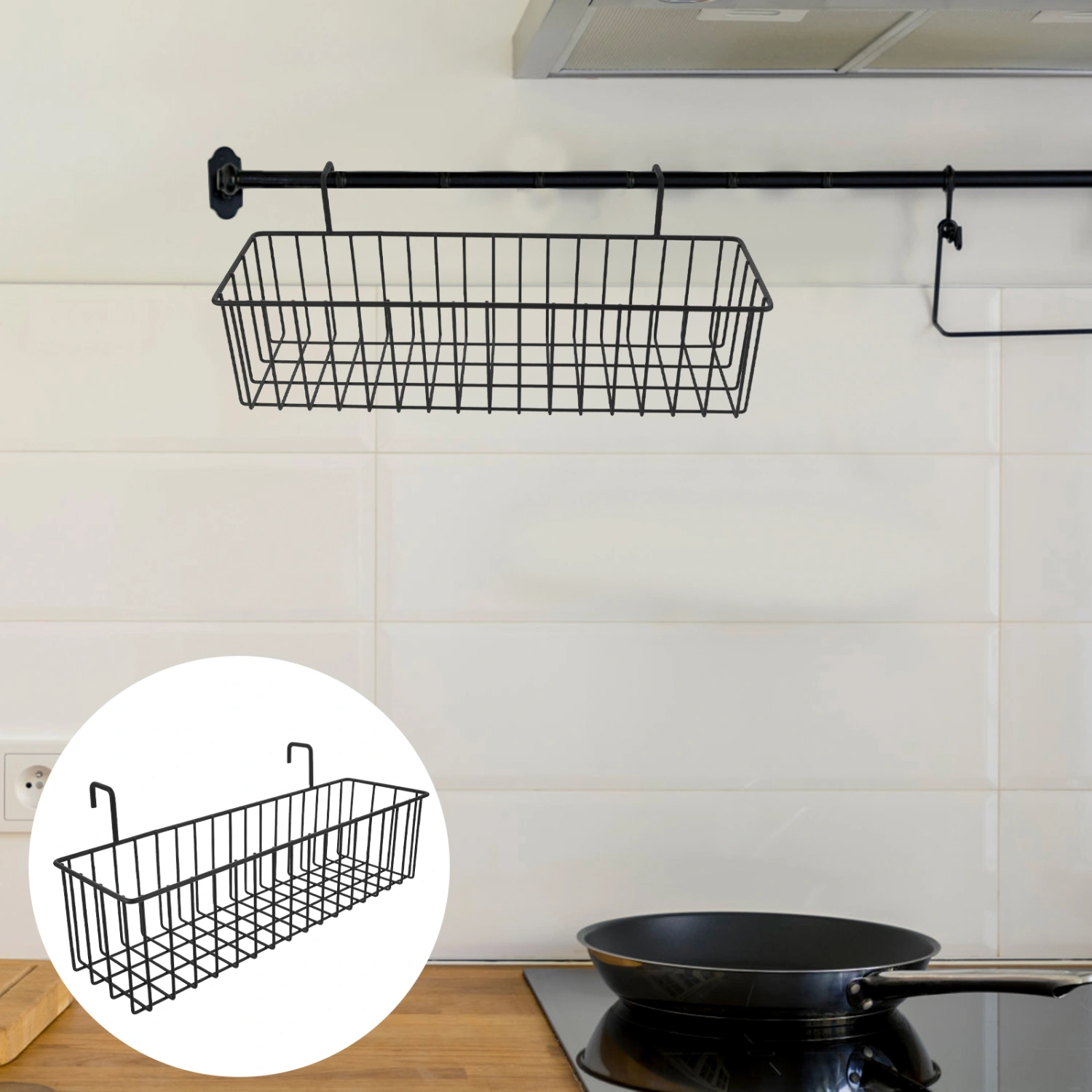 Hanging Wire Basket Kitchen Wire Basket Hanging Storage Organizer for bathroom