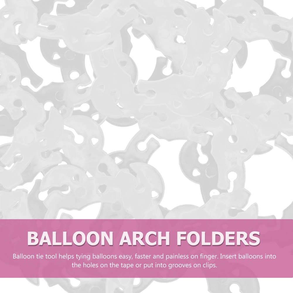 100pcs Balloons Holder Balloons Clips Wedding Balloons Buckles Balloons Ties