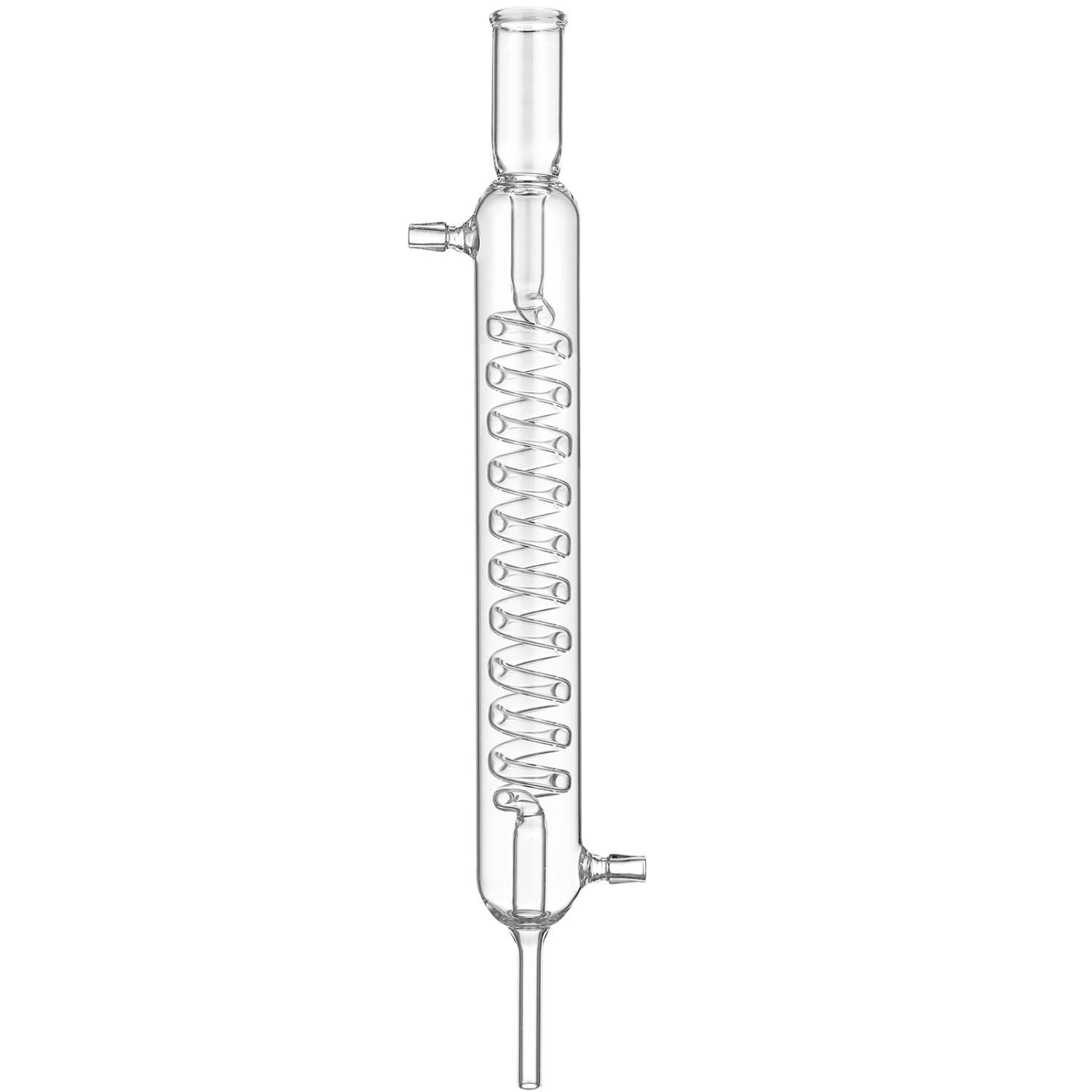 Glass Condenser Extraction Apparatus Distillation Condenser Pipe Laboratory Tool