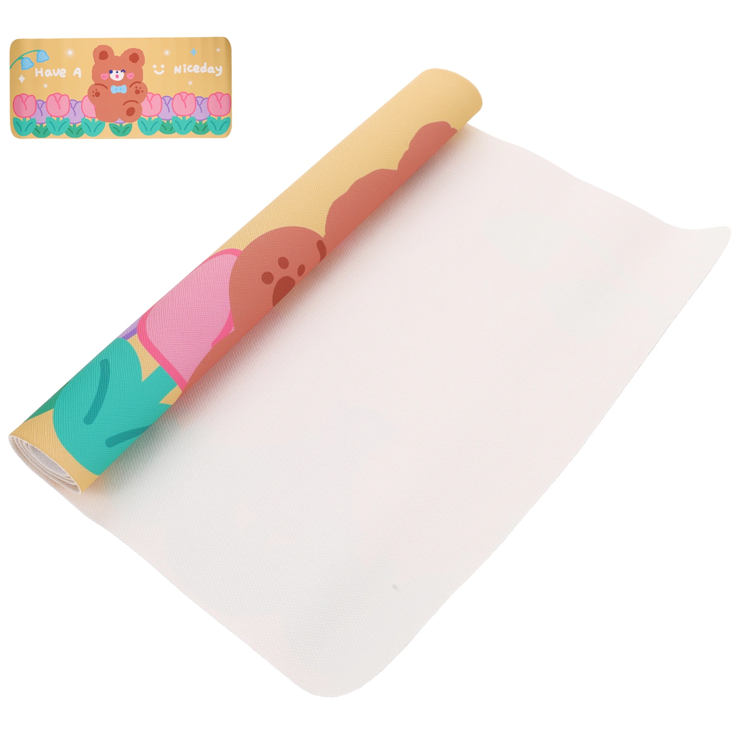 Stitched Edge Cartoon Mouse Pad Large Mouse Pad Cute Mouse Pad Desk Mouse Pad for Office