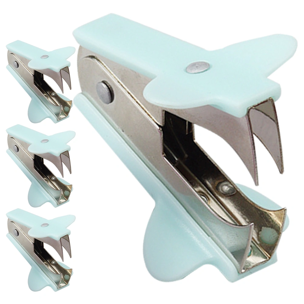4Pcs Staple Remover Portable Small Staple Remover Practical Staple Puller Office Staple Remover