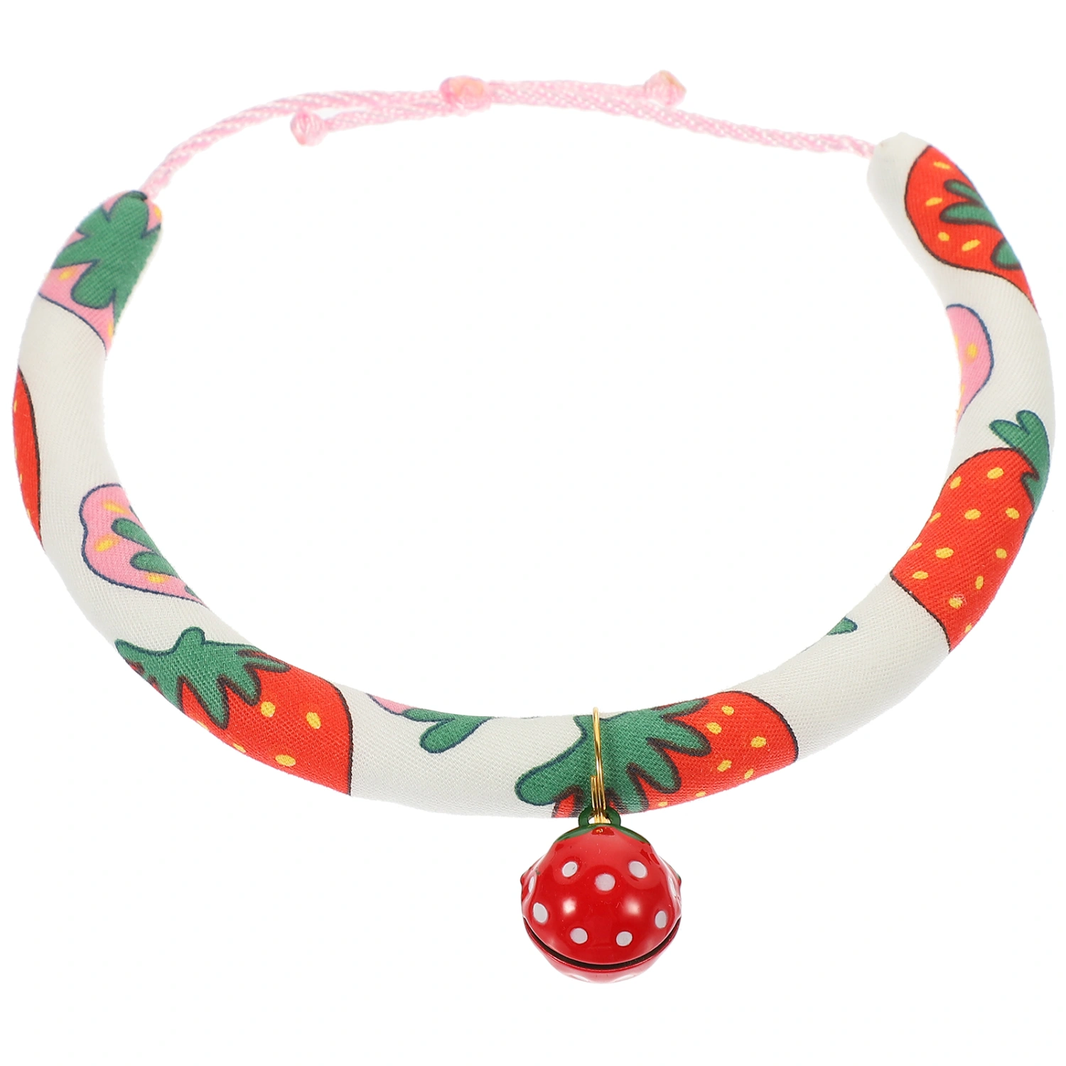 Adorable Pattern Collar Decorative Kitten Collar Cat Adjustable Dog Collar with Bell