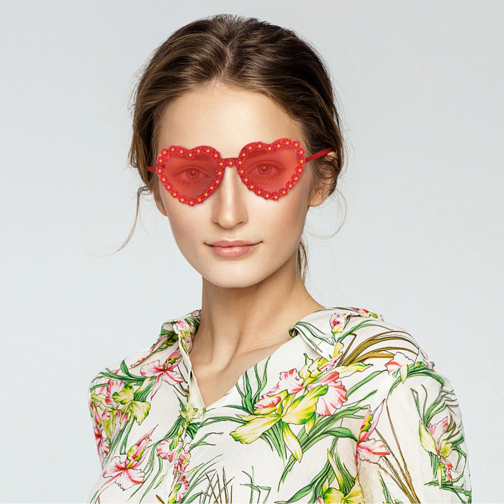 Heart Shaped Sunglasses Fashion Sunglasses Summer Beach Sunglasses for Women