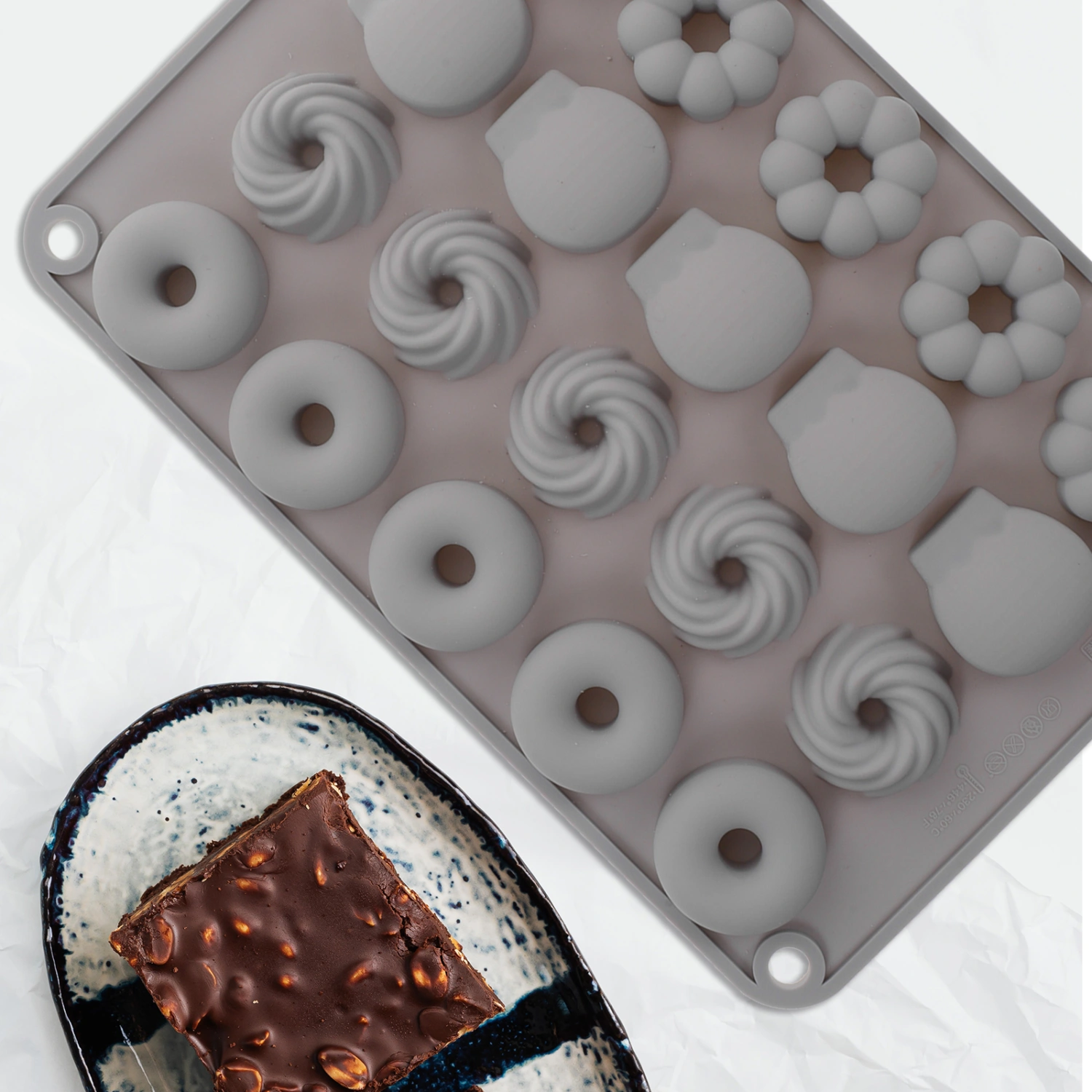 Bakery Mini Chocolate Donut Mold Jelly DIY Mould Chocolate Fudge Making Tool