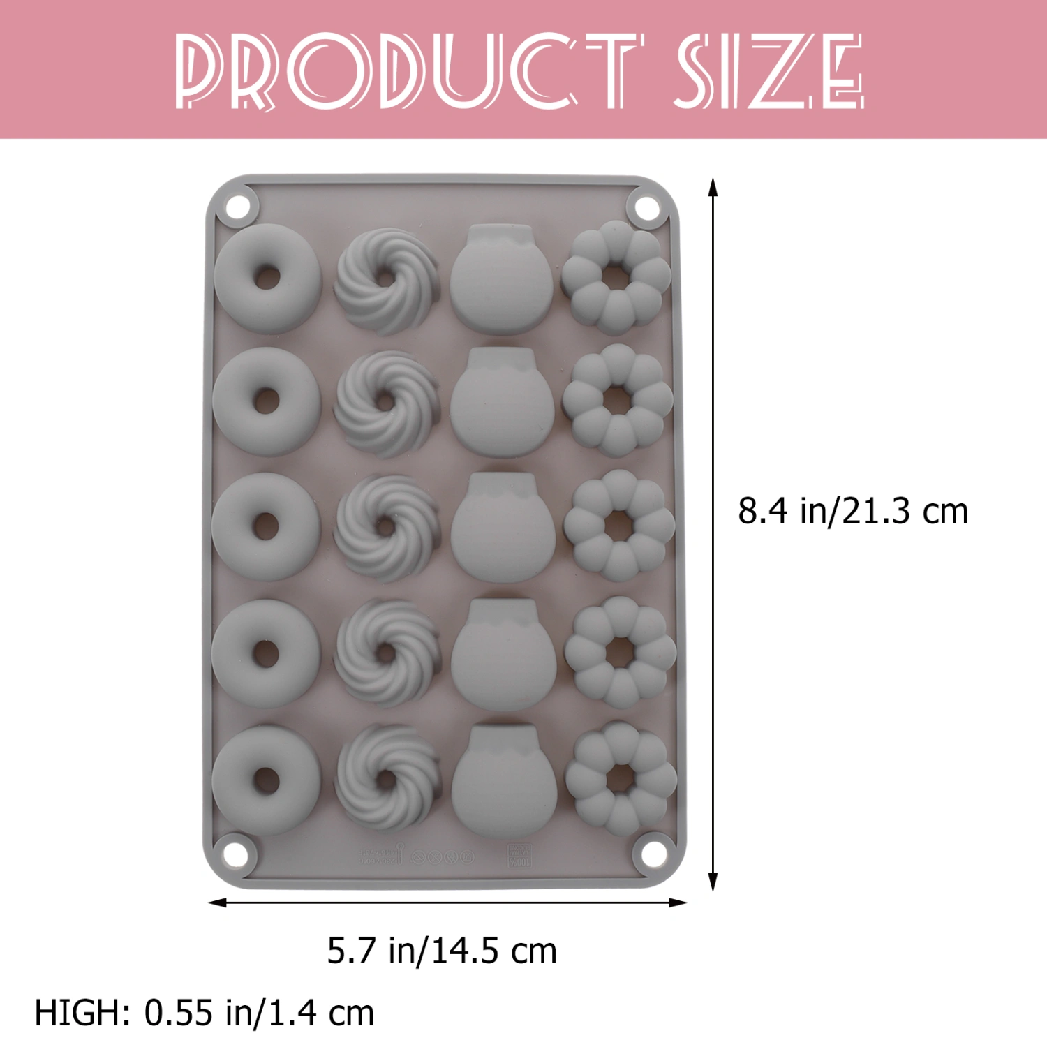 Bakery Mini Chocolate Donut Mold Jelly DIY Mould Chocolate Fudge Making Tool