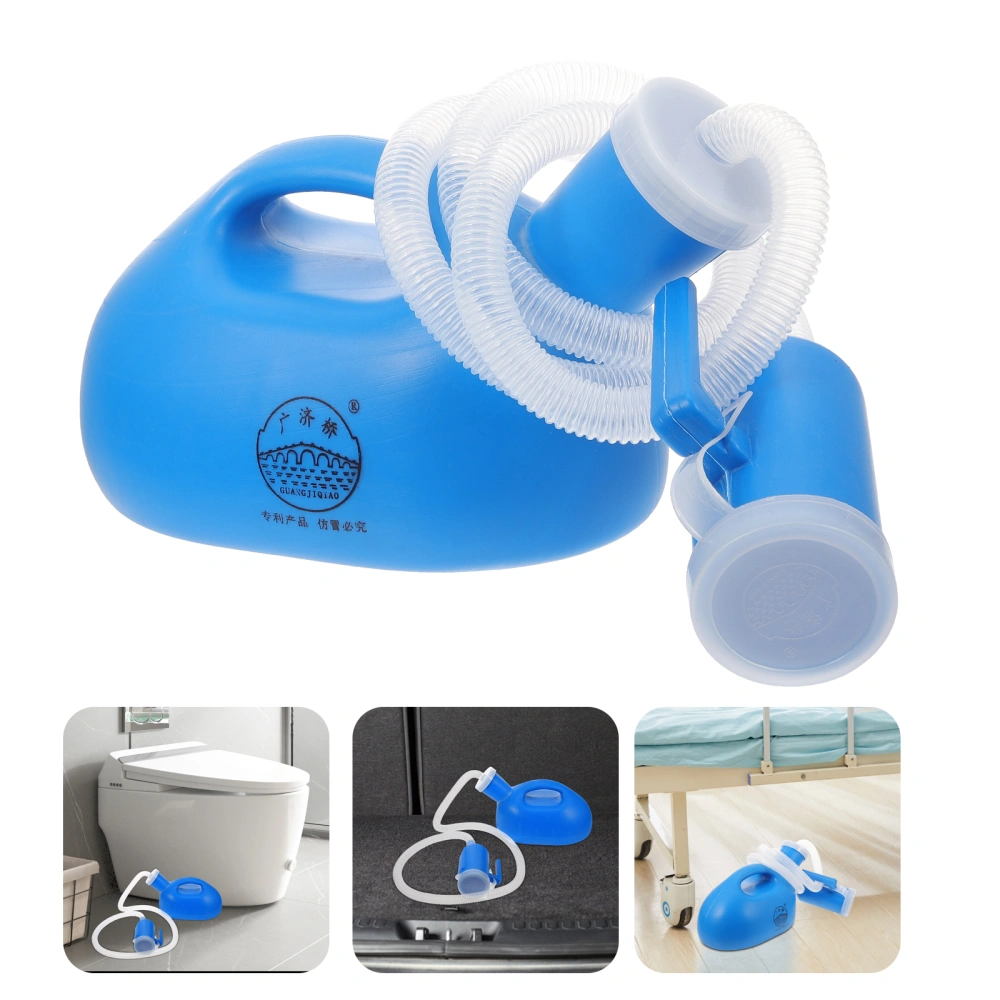 1 set of Plastic Bedpan Bottle Spill Proof Portable Pee Bottle Travel Urine Container