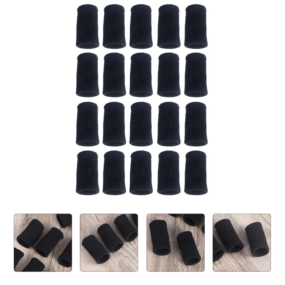 30pcs  Sports Finger Cover Finger Protector Basketball Finger Sleeve Elastic Finger Cover