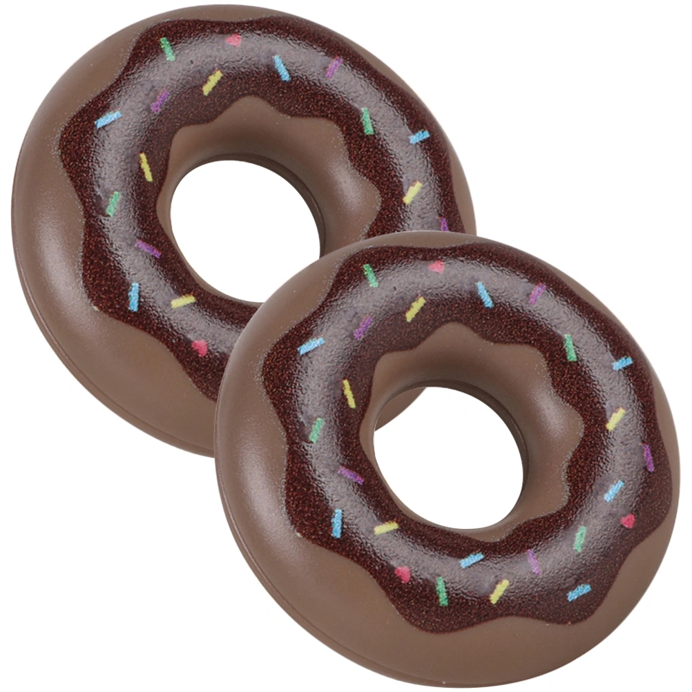 2Pcs Donut Fidget Slider Cartoon Sensory Toy Kids Donut Fidget Toy Finger Donut Plaything