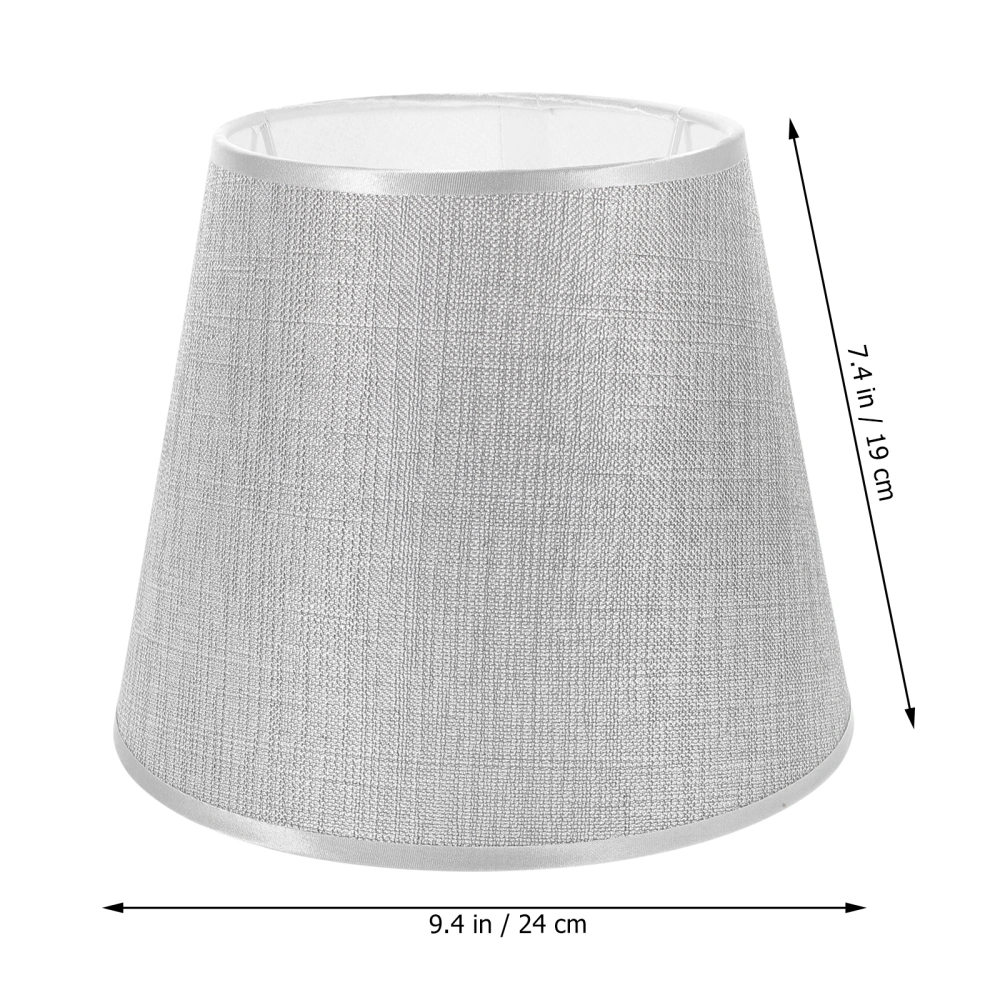 Cloth Lamp Cover Replacement Lamp Shade Table Light Cover Desktop Lampshade(e27)