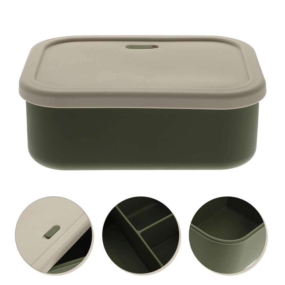 Multi-Function Food Box Silicone Meal Box Reusable Lunch Box Portable Food Box Lunch Supply