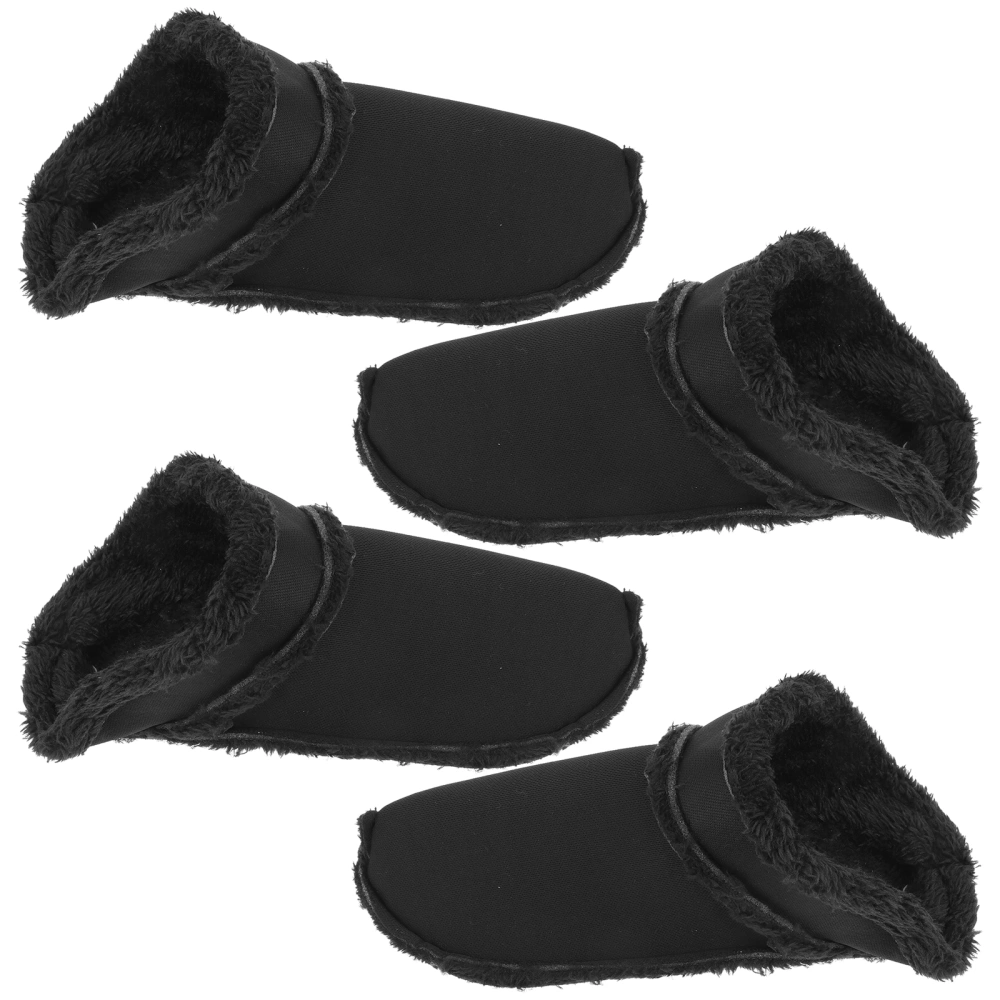 2 Pairs Winter Clogs Shoes Insoles Winter Fur Insert Shoe Liners Sole Furry Liners