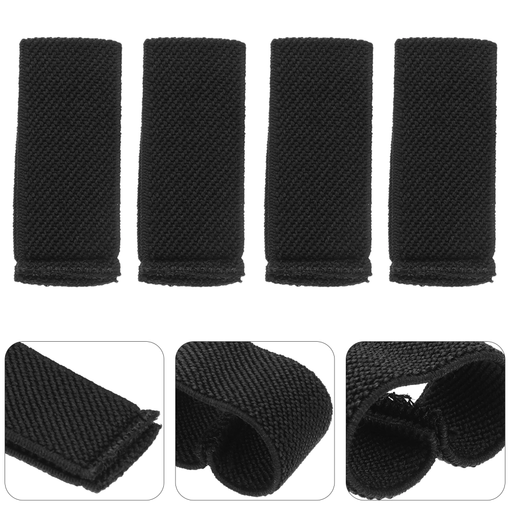 4pcs Belt Keepers Elastic Belt Loop Keepers Backpack Wide Belt Loops Harness Strap Retainers