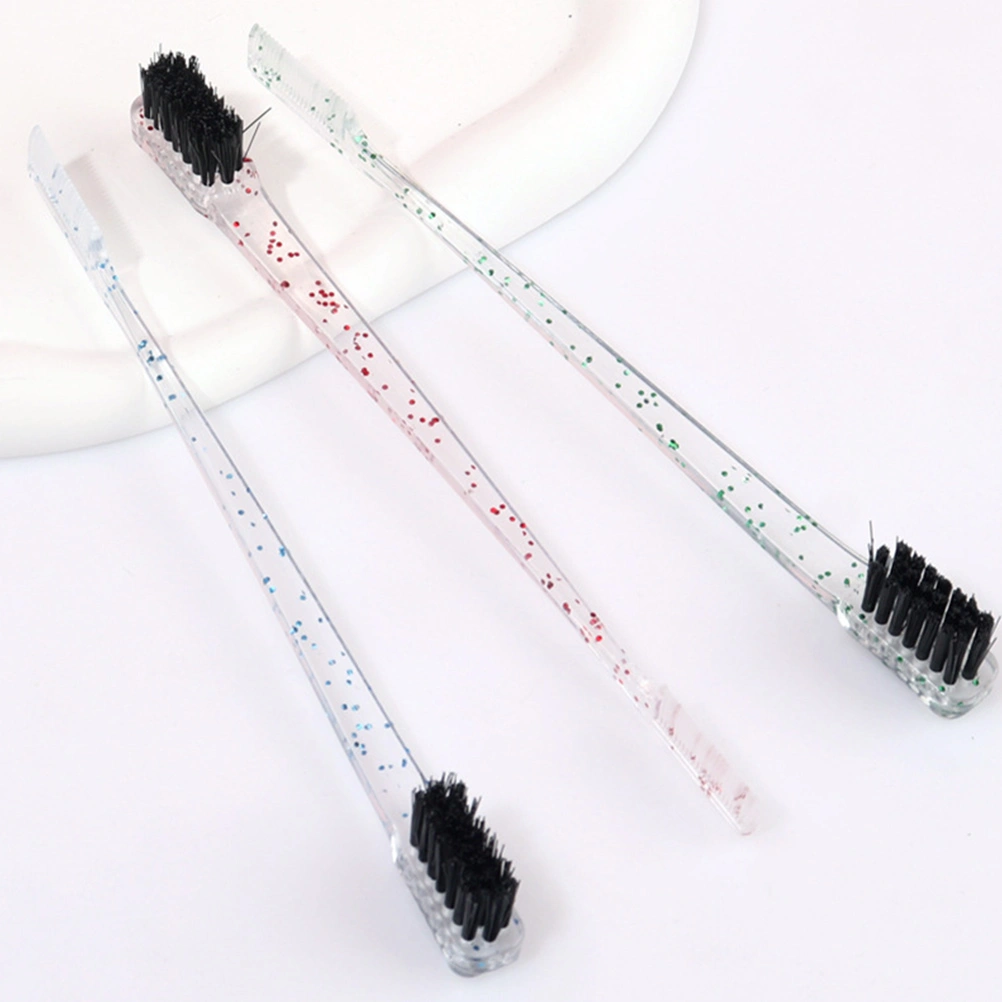 12pcs Eyebrow Brush Dual End Eyebrow Brush Brow Comb Brush Edge Brush Makeup Tool