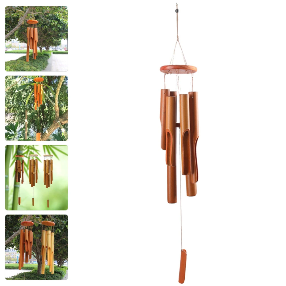 Bamboo Windchime Decoration Patio Wind Chime Garden Windchime Decorative Wind Chime