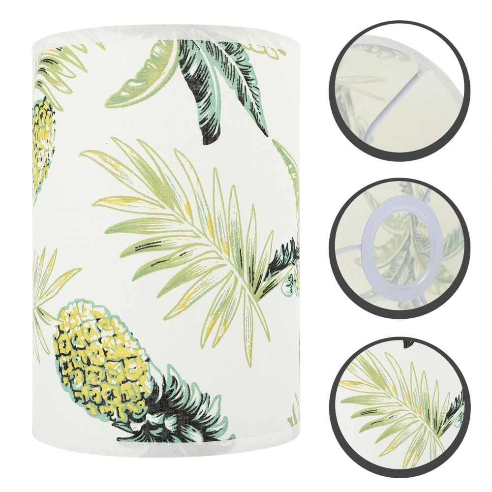 Pineapple Printed Lamp Shade Fabric Lamp Shade Decorative Table Lamp Cover