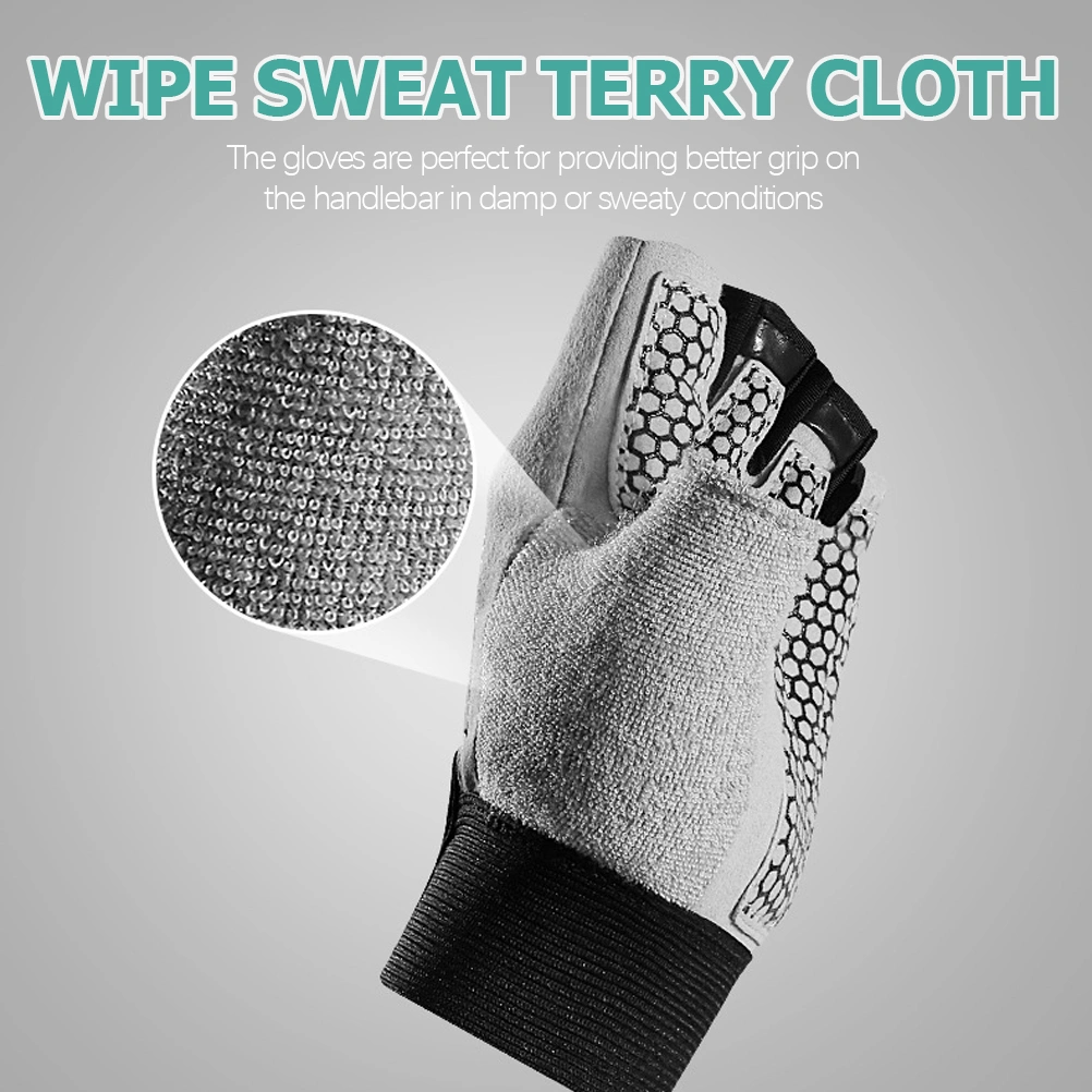 1 Pair of Breathable Gym Gloves Gym Exercise Gloves Portable Weightlifting Gloves