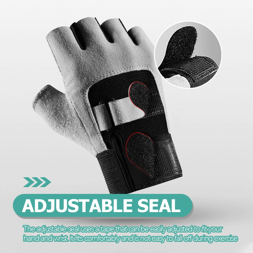 1 Pair of Breathable Gym Gloves Gym Exercise Gloves Portable Weightlifting Gloves