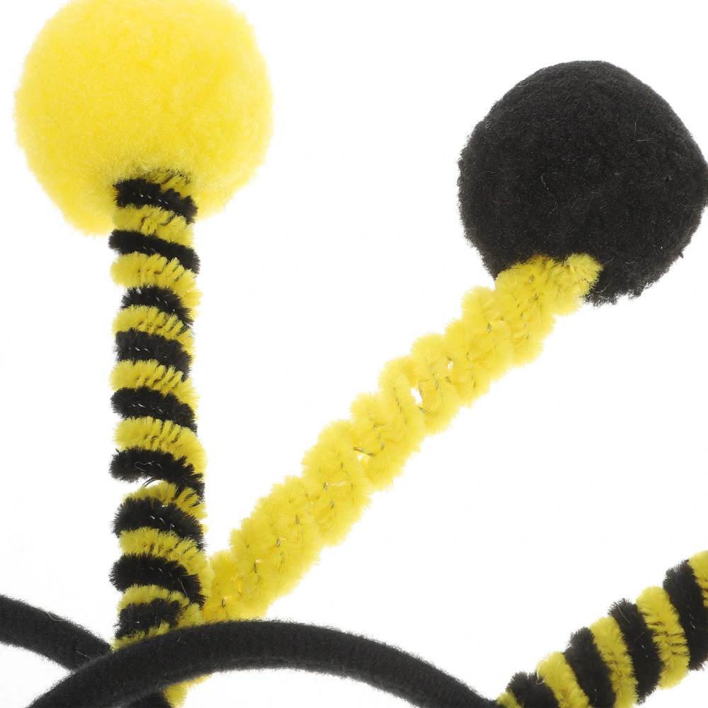 4pcs Bee Headband Bee Tentacle Hair Hoops Bee Party Favors Hair Accessory