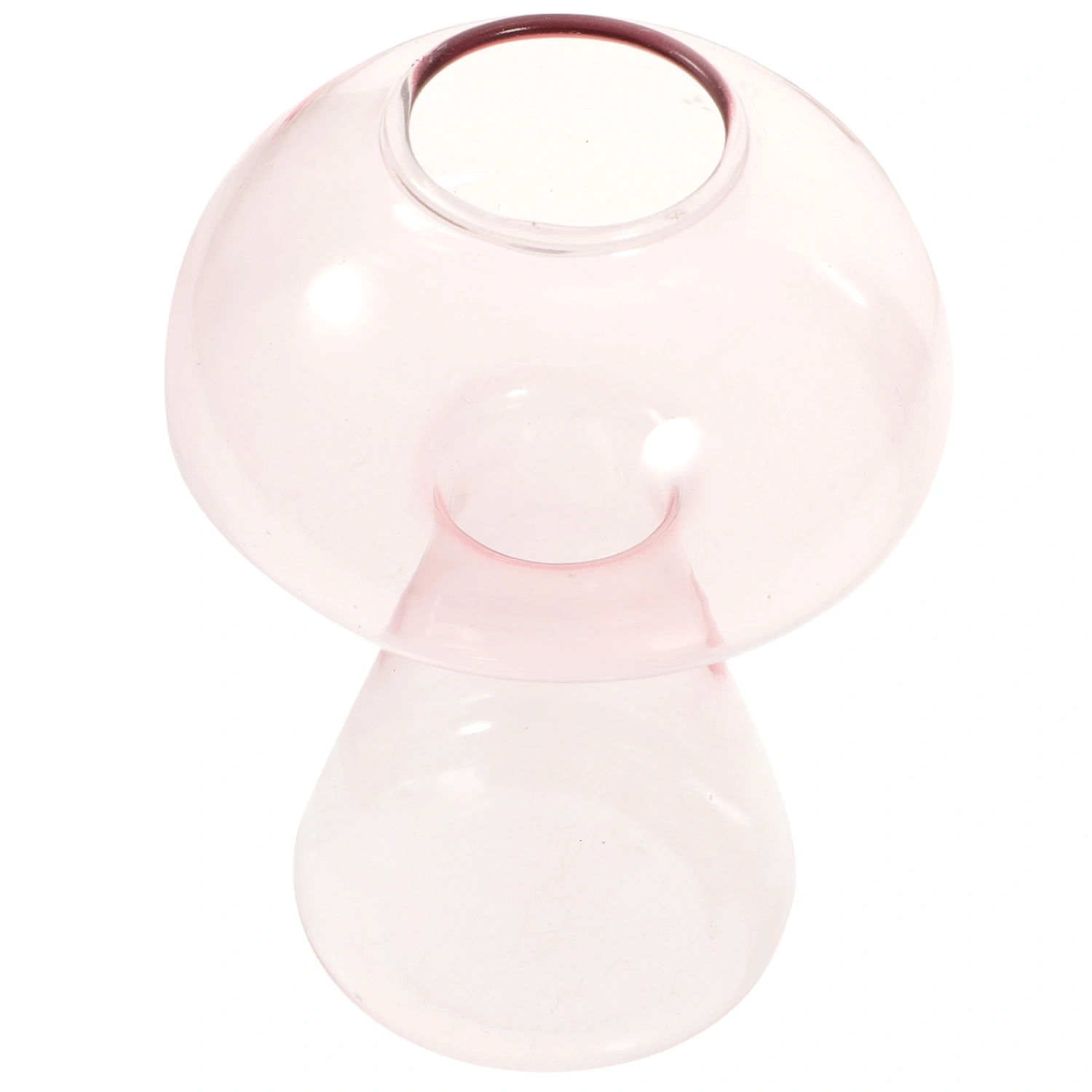 Mushroom Shaped Glass Vase Planter Glass Terrarium Hydroponics Flower Pot Floral Arrangement Vase