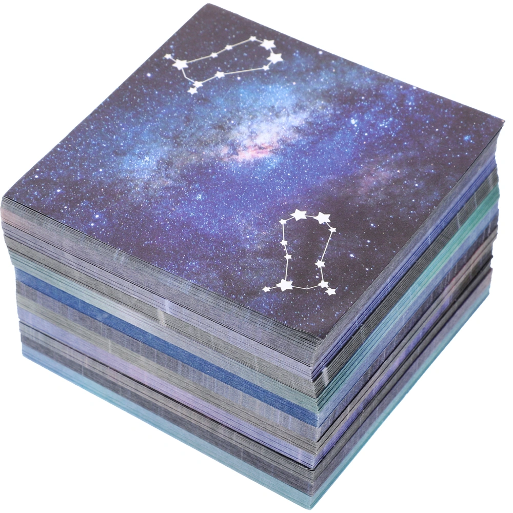 600 Sheets Double Sided Origami Paper Twelve Constellations Theme Folding Paper