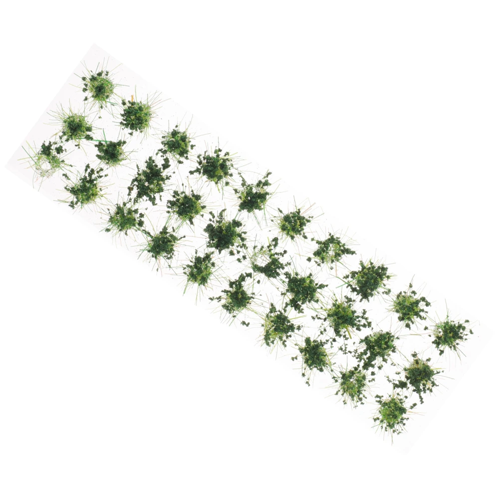 1 Sheet Static Grass Tuft Model Miniature Railway Artificial Grass Tuft DIY Sand Table Material