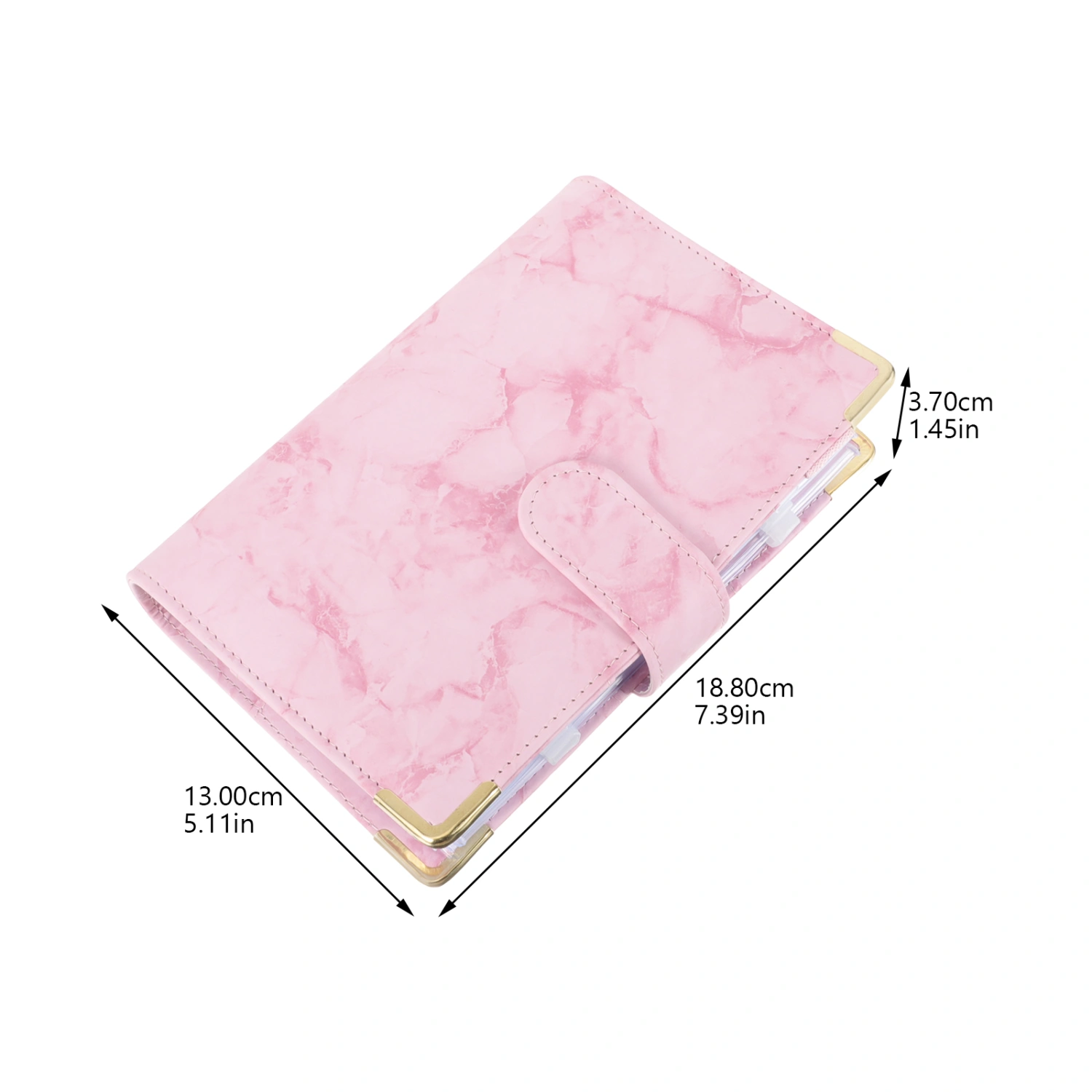 1 Set Budget Binder with Zipper Envelopes Binder Cash Envelopes for Budgeting Money Saving Binder A6