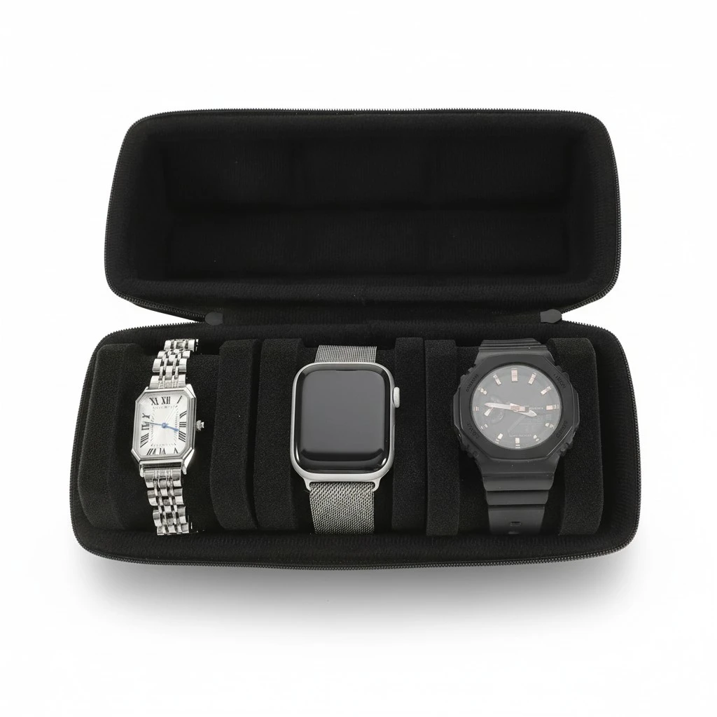 Portable Watch Box Desktop Watch Case Household Watch Organizer Watch accessory