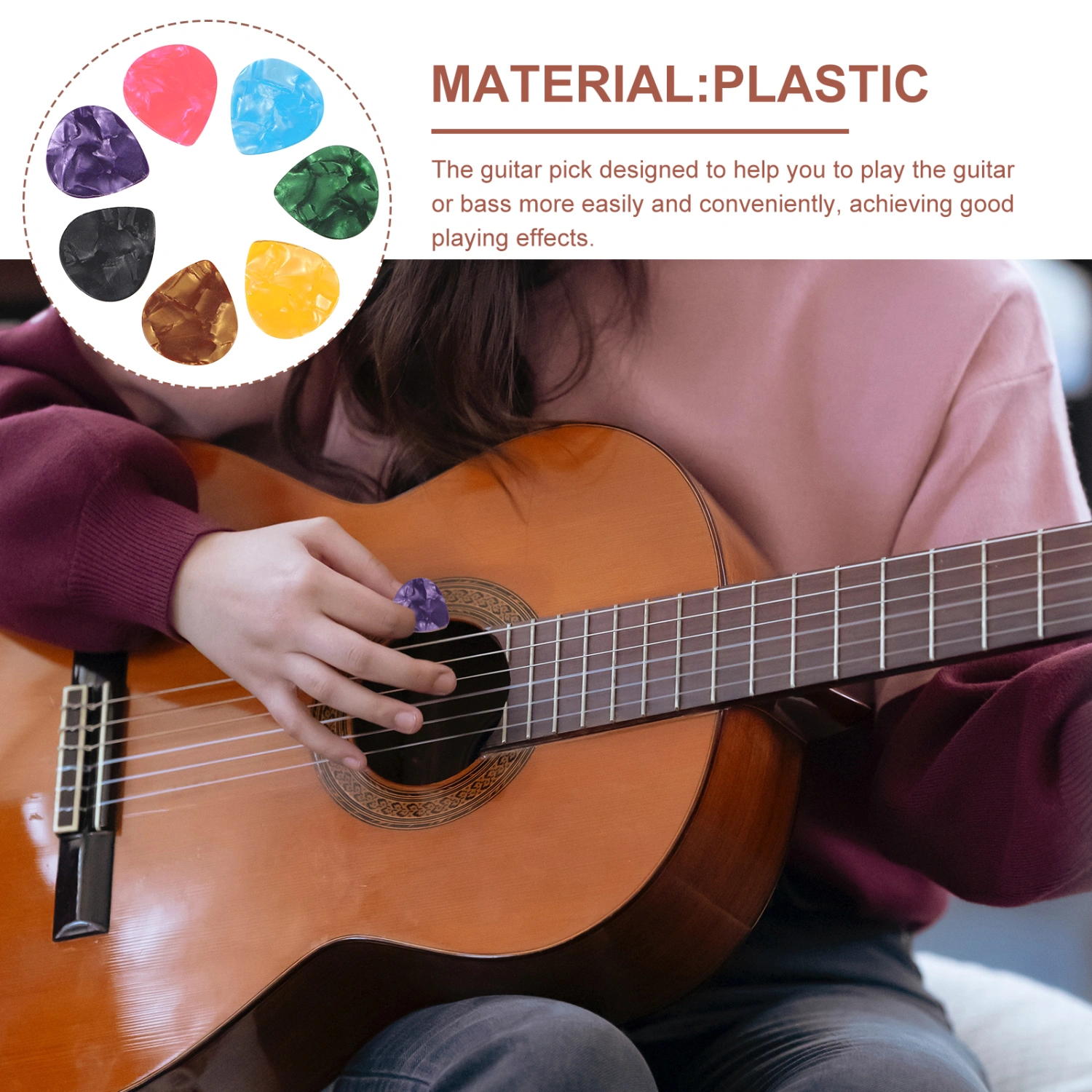 150pcs Universal Guitar Picks Tiny Electric Guitar Picks Professional Ukulele Plectrums Guitar Parts