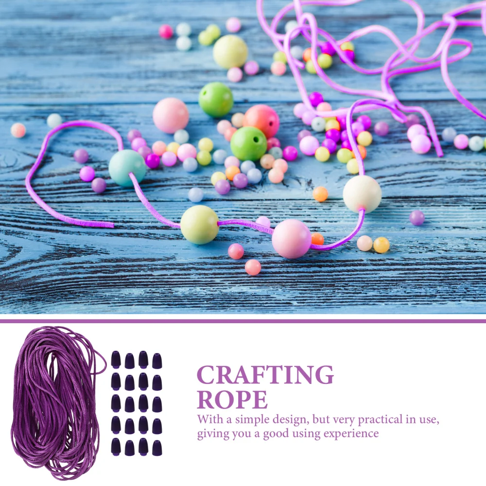 1 set of Weaving Craft Rope DIY Crafts Supply Nylon Rope Multifunctional Rope with Buckle