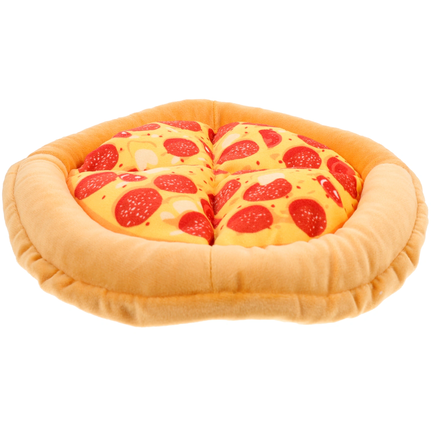 Cat Sleeping Bed Cat Squeaky Toy Warm Cat Mat Cat Pizza Toy Cat Sleep Pizza Mat Cat Bed