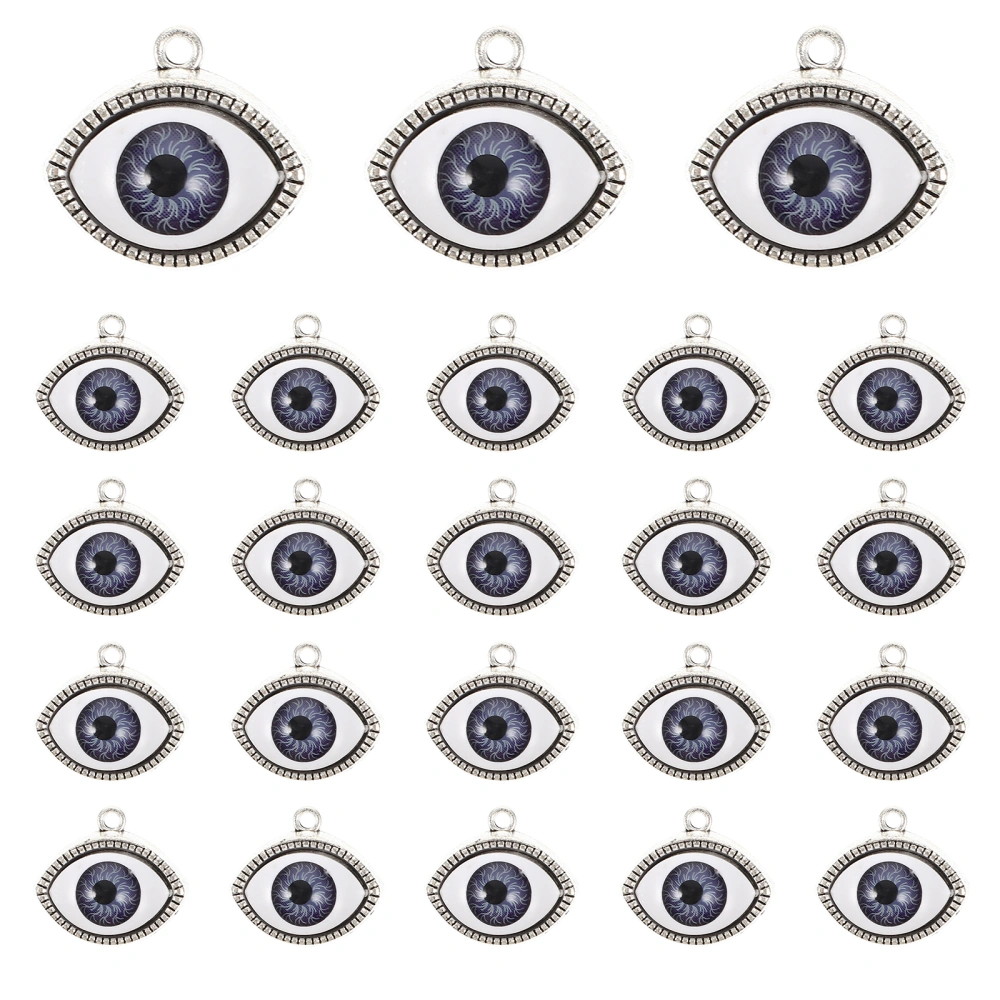 20pcs Evil Eye Charms Evil Eye Pendant Charms Alloy Pendants for DIY Necklace Bracelet Jewelry