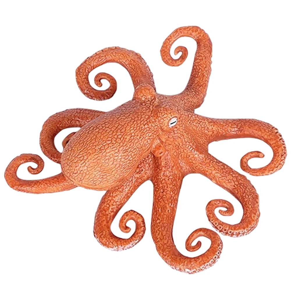 Interesting Octopus Decor Wear-resistant Marine Animal Plastic Octopus Figure Kids Supply