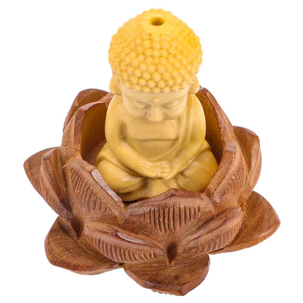 Buddha Pendant  DIY Car Pendant Charm Wooden Carving Buddha Pendant Office Ornament