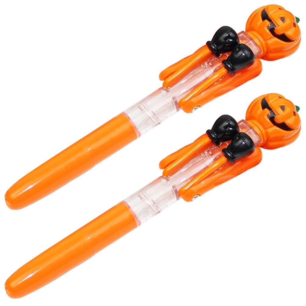 2Pcs Adorable Ballpoint Pens Pumpkin Fists Pens Decorative Writing Pens Kids Pens
