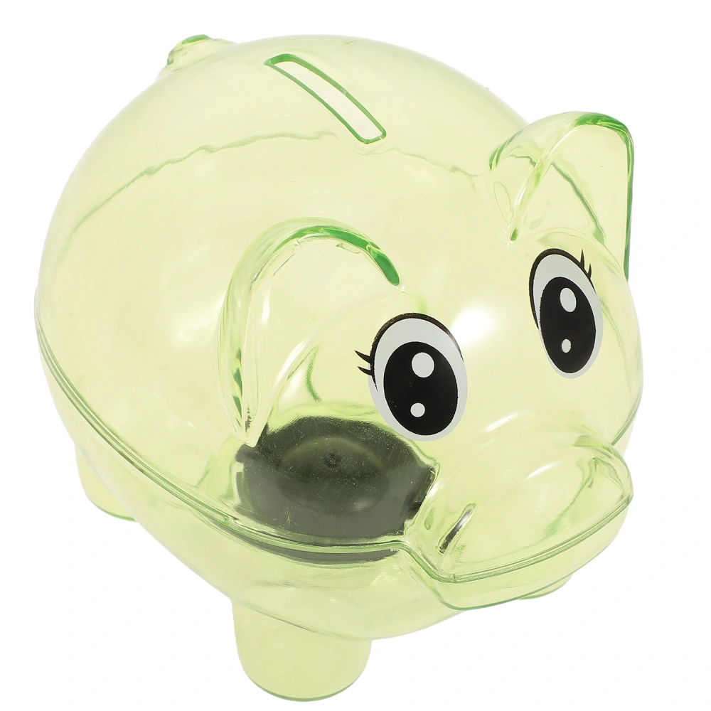 2pcs Children Money Bank Money Box Girl Pig Piggy Bank Clear Piggy Bank Jar Transparent Piggy Bank Clear Piggy Bank