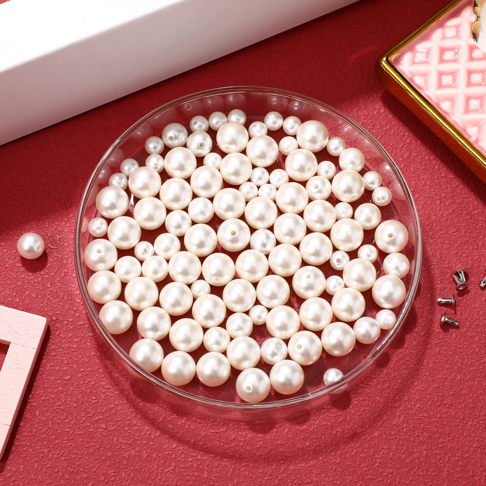 150 Pairs of Pearl Rivets Faux Pearls Rivets Studs DIY Accessories for Hats Shoes Clothes Bags Bridal Veil