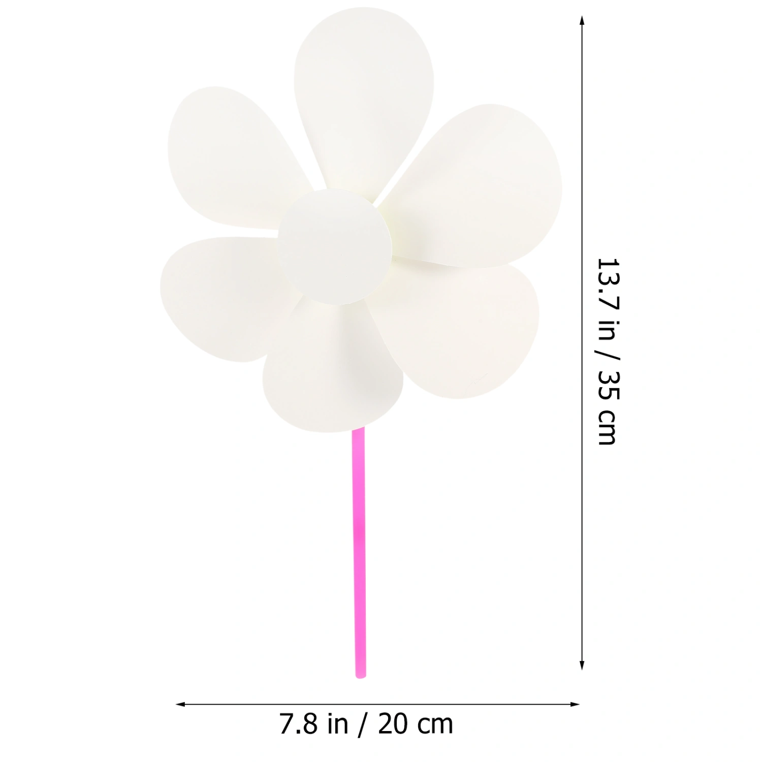 5pcs Blank Paper Pinwheels Unpainted Pinwheels DIY Graffiti Pinwheels for Kids