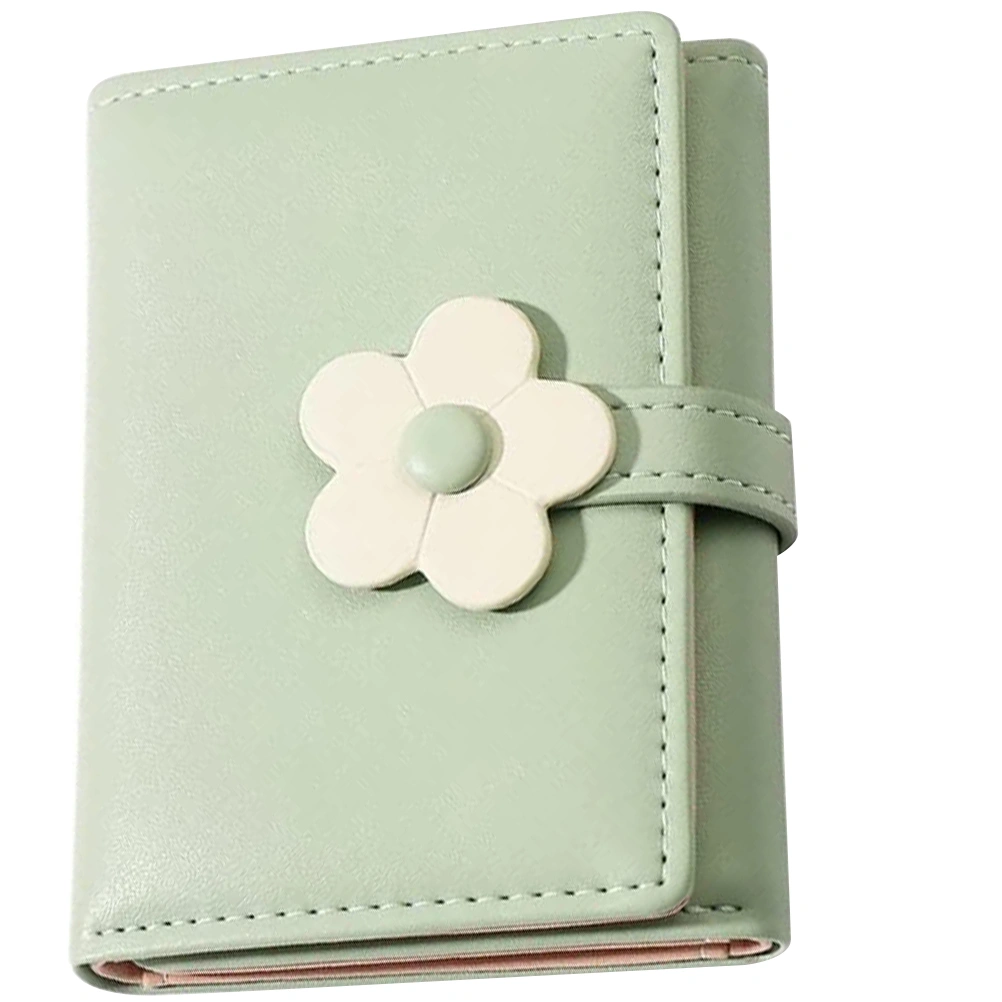Simple Style Student Purse Flower Pattern Fashion Wallet Folding Korean Style Girl Purse