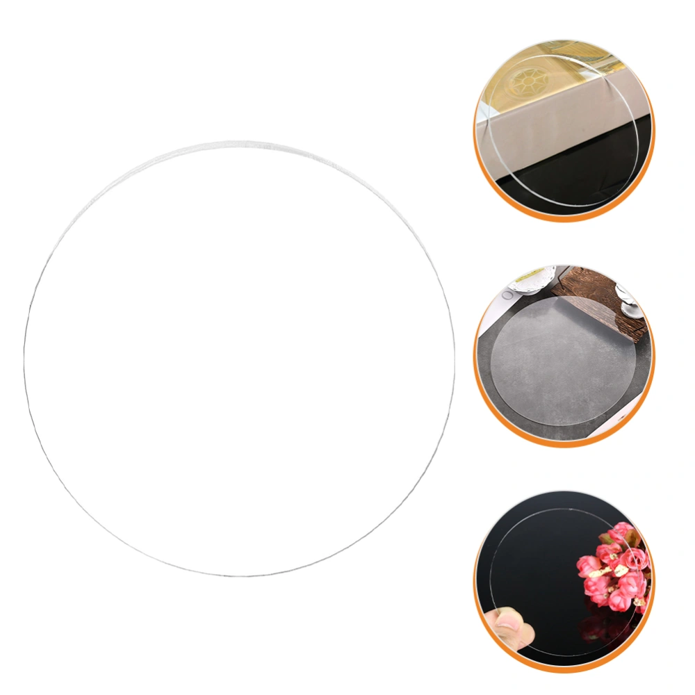 Transparent Acrylic Board Round Acrylic Sheet Round Circles for DIY Projects