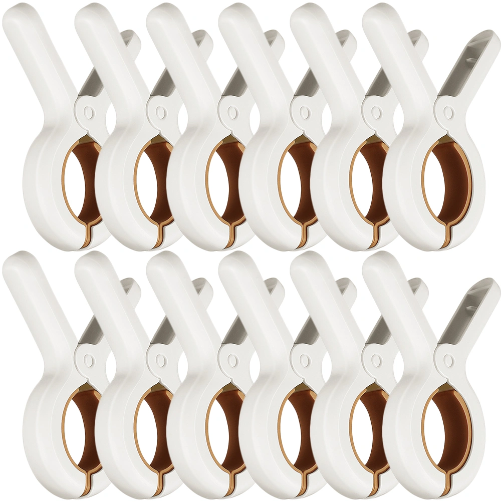 12Pcs Windproof Clips Quilt Clothes Clips Blankets Clamps Multifunctional Clothespins
