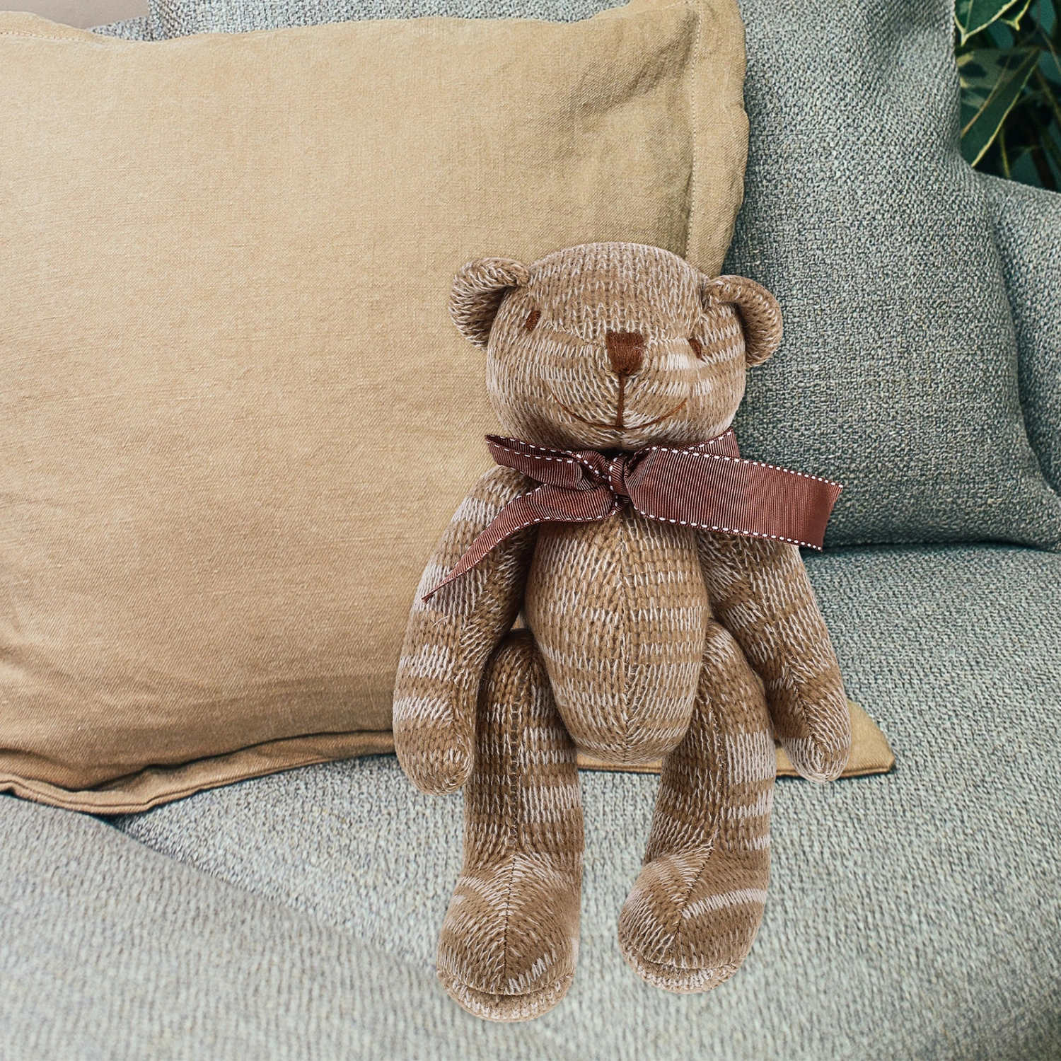 Stuffed Bear Plush Doll Children’s Sleeping Toy Little Bear Doll Stuffed Plush Bear Toy Kids Gift