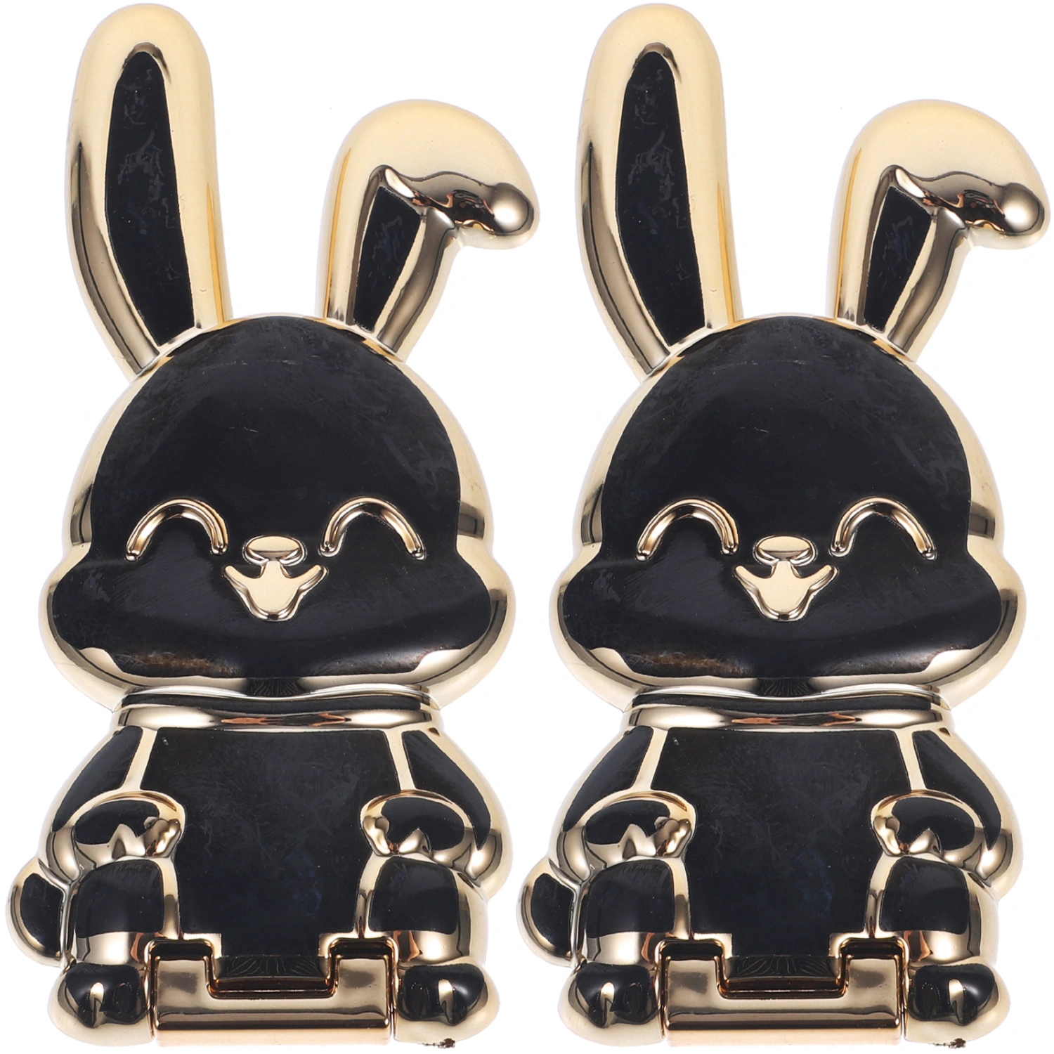2pcs Rabbit Design Phone Holder Folding Phone Stand Desktop Phone Bracket