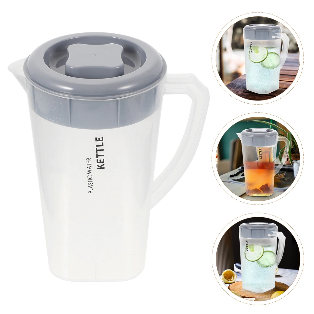 Water Pitcher Iced Tea Pitcher Clear Beverage Pitcher Cold Lemonade Juice Jar with Lid