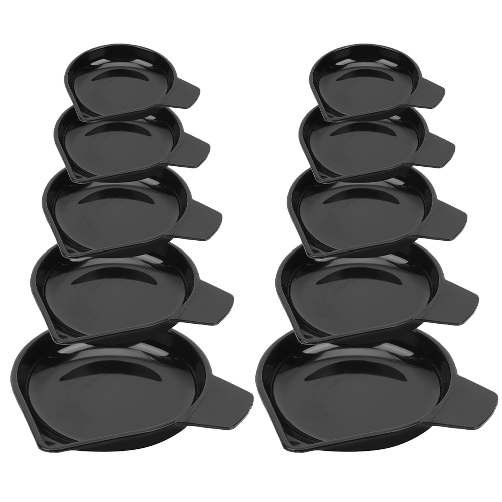 10pcs Plastic Scale Pan Powder Weighing Tray Digital Scale Pan Narrow Spout Weighing Dish