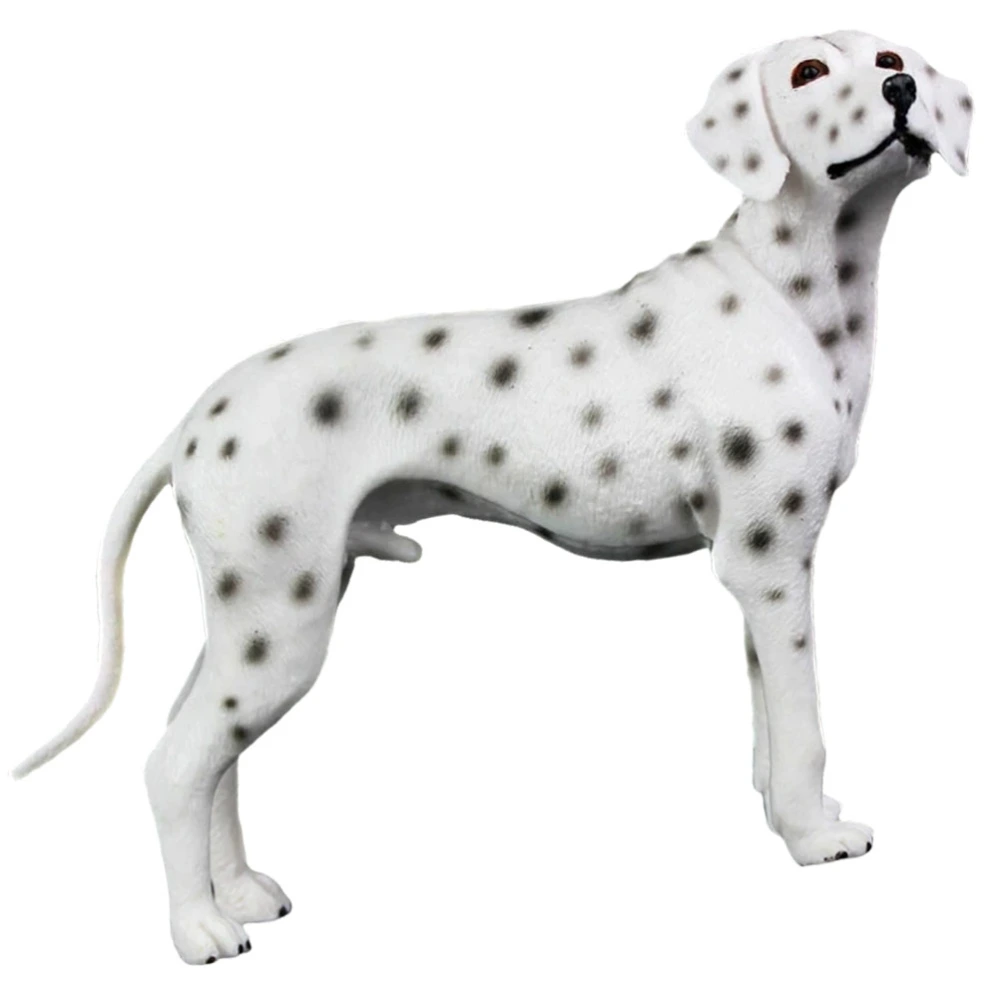 Dalmatian Dog Statue Realistic Puppy Dog Animals Figure Table Dalmatian Ornament