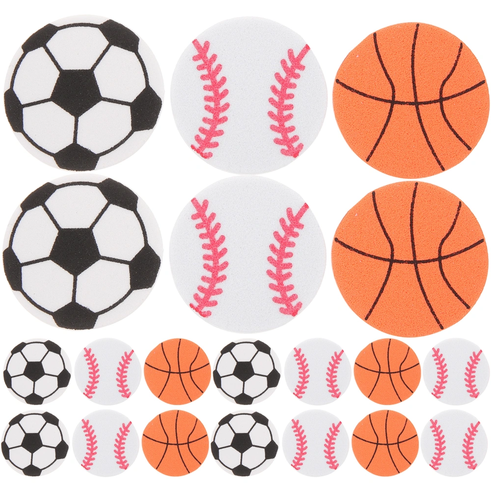 150 Sheets of Sports Ball Pattern Stickers Kids Self-adhesive Stickers Personalized Stickers