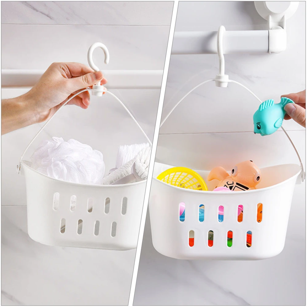 Hanging Plastic Organizer Storage Basket Hanging Shower Caddy Organizer