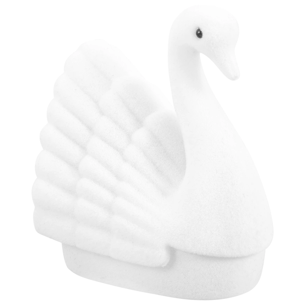 Swan Shape Jewelry Box Elegant Jewelry Organizer Rings Bracelets Necklaces Case