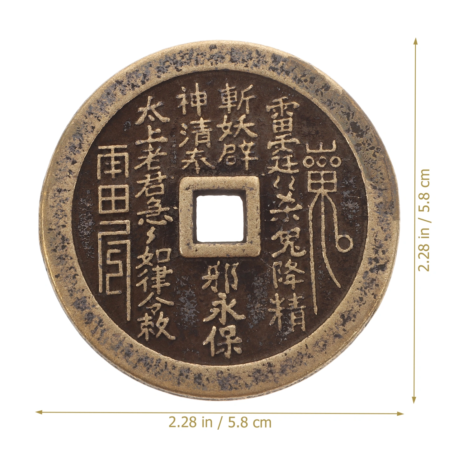 Chinese Zodiac Copper Coin Divination Coins Vintage Zodiac Copper Coins Prop