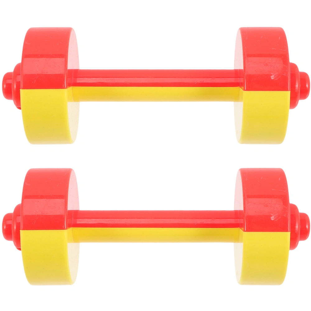 2Pcs Interactive Kids Dumbbells Interesting Children Toys Exercising Children Weights